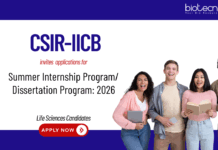 Internship Program at CSIR-IICB. Life Sciences Candidates, Apply Now. Perfect life Sciences Internship opportunity.
