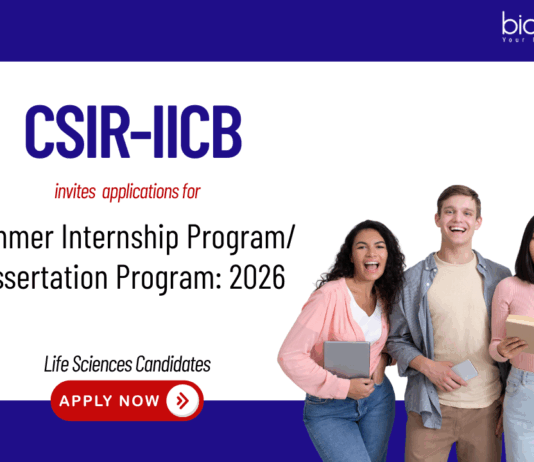 Internship Program at CSIR-IICB. Life Sciences Candidates, Apply Now. Perfect life Sciences Internship opportunity.