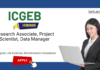 Research Jobs at ICGEB. RA-I, Project Scientist, Data Manager Positions Vacancies. Life Sciences Candidates, Apply Now.