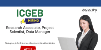 Research Jobs at ICGEB. RA-I, Project Scientist, Data Manager Positions Vacancies. Life Sciences Candidates, Apply Now.