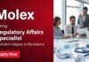 Apply for a Regulatory Affairs Job at Molex Bangalore. Explore Life Science Jobs with Global exposure and Career growth.