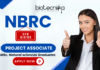 NBRC recruitment project associate research jobs banner