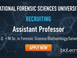 NFSU Dharwad assistant professor jobs 2025 – Forensic science jobs and NFSU recruitment