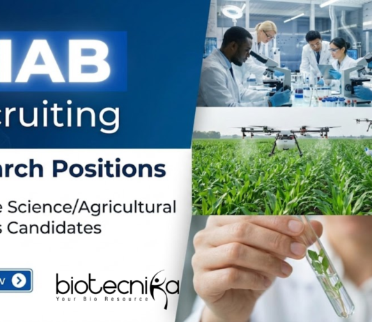 Project Associate Job at NIAB recruitment for life science jobs in Hyderabad