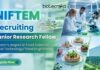NIFTEM Recruitment for Junior Research Fellow Posts Offers a Food Tech Career in Protein Product Development under a Funded Research Project.