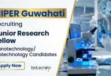 JRF Vacancy at NIPER – Biotech Candidates Apply Now Apply for JRF Vacancy at NIPER Guwahati under DST project. Explore NIPER Guwahati Recruitment for a rewarding Biotechnology Career.
