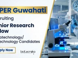 Apply for JRF Vacancy at NIPER Guwahati under DST project. Explore NIPER Guwahati Recruitment for a rewarding Biotechnology Career.