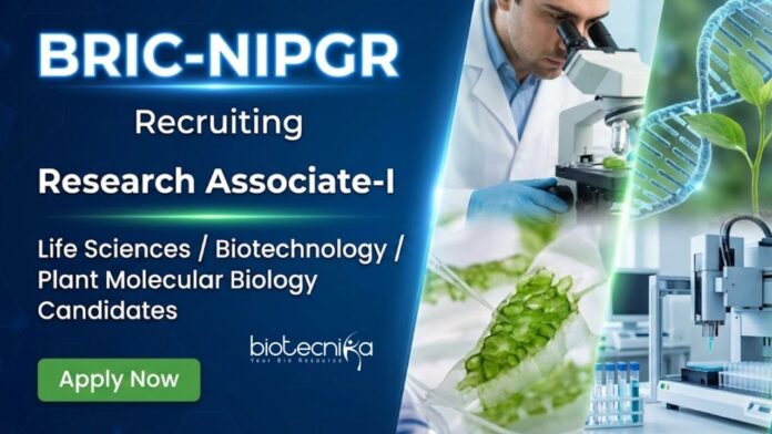 NIPGR (1) NIPGR Recruitment for Research Associate Jobs under a DBT project. Ideal for Candidates aiming for a Career in Life Science.