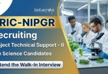 Research Jobs: NIPGR Recruitment – Attend the Walk-In Interview NIPGR Recruitment offers Research Jobs in Plant Genomics. Ideal Opportunity for Candidates aiming to build a Strong Career in Life Science.