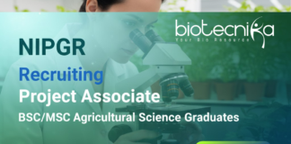 Project Associate Jobs – NIPGR Recruitment 2025 Walk-in Interview NIPGR project associate jobs 2025 – Agricultural jobs and NIPGR recruitment