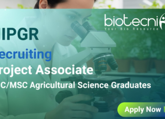 Project Associate Jobs – NIPGR Recruitment 2025 Walk-in Interview NIPGR project associate jobs 2025 – Agricultural jobs and NIPGR recruitment