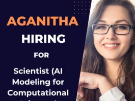 Aganitha Hiring For Scientist (AI Modeling for Computational Sciences) Role, Apply Now Scientist Jobs at Aganitha - PhD Apply Online