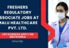 Freshers Regulatory Associate Jobs at Malu Healthcare Pvt. Ltd