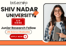 SNU research jobs JRF recruitment for life science jobs and SNU careers
