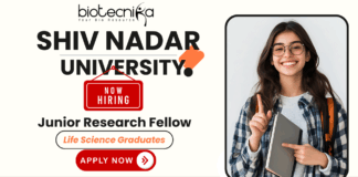 SNU research jobs JRF recruitment for life science jobs and SNU careers