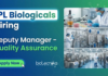 Quality Assurance Jobs at IPL Biologicals – Apply Now Quality Assurance Jobs at IPL Biologicals for professionals in Microbiology Jobs and QA Jobs. Apply for Deputy Manager QA role in Vadodara.