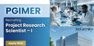 PGIMER Recruitment – Apply Now for Research Jobs Apply for Research jobs under PGIMER Recruitment. Build a Career in Life Science through an ICMR-funded Microbiology Research Project