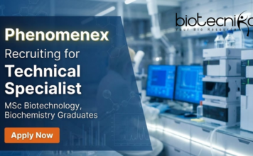 Biotechnology Jobs | Technical Specialist Role at Phenomenex | Apply Now Biotechnology Jobs at Phenomenex Technical Specialist Life Science Laboratory Jobs
