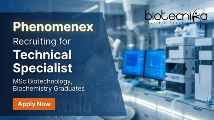 Phenomenex Biotechnology Jobs at Phenomenex Technical Specialist Life Science Laboratory Jobs