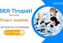 Project Assistant Jobs: IISER Tirupati Recruitment | Bachelor’s Degree in any Natural Sciences can Apply Now | Life Science Research