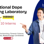 Biotechnology Internship at National Dope Testing Laboratory, New Delhi. Work on drug testing, instrumentation, and sample analysis. Apply Now