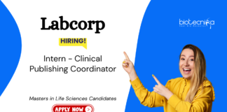 Internship Program at Labcorp. Life Sciences Candidates, Apply Now For Clinical Publishing Coordinator - Intern Position.