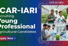 Young Professional at ICAR-Indian Agricultural Research Institute. Agricultural Candidates, Apply Now. Job in New Delhi.