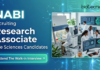 Research Associate Job at BRIC-NABI. Life Sciences & Biotechnology Candidates, Attend The Walk-in Interview.