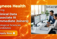 Clinical Research Job at Syneos Health. Biological Sciences Candidates, Apply Now for this Remote Job Opportunity. Job for Immediate Joiners.
