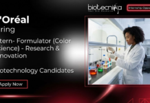 Biotechnology Internship at L’Oréal. Apply Now For Intern- Formulator (Color Science) -Research & Innovation Role in Mumbai.