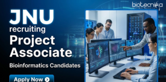 Project Associate Job at Jawaharlal Nehru University's School of Biotechnology. Bioinformatics Candidates, Apply Now.