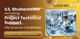 Life Science job at BRIC-ILS, Bhubaneswar. Life Sciences Candidates, Attend The Walk-in Interview. ICMR-funded malaria research.