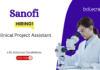 Clinical Research Job at Sanofi. Life Sciences Candidates, Apply Now. Job in Hyderabad. Clinical trial coordination.