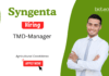 Agricultural Jobs at Syngenta. Agricultural Candidates Apply Now for the TMD-Manager Position in Andhra Pradesh, India.