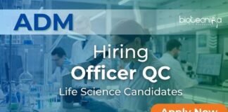 Quality Control Jobs in ADM – Life Science Freshers Apply Now Apply for Quality Control Jobs at ADM. Ideal Life Science and Biotech Jobs for Graduates Seeking Careers in Laboratory Quality Control.