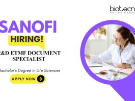 Life Science Jobs in Hyderabad – Apply Online | Sanofi Career Life Science Jobs in Hyderabad: Sanofi is Hiring | Bachelor’s Degree in Life Sciences Apply Now for Sanofi Career