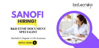 Life Science Jobs in Hyderabad: Sanofi is Hiring | Bachelor’s Degree in Life Sciences Apply Now for Sanofi Career