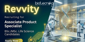 Associate Product Specialist Jobs at Revvity life sciences jobs genomics careers