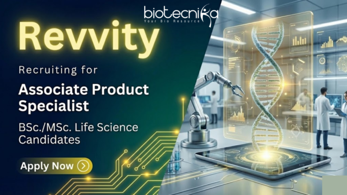 REVVITY Associate Product Specialist Jobs at Revvity life sciences jobs genomics careers