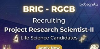 RGCB Recruitment – PhD Life Science Candidates Apply Now for Research Jobs Apply for RGCB Recruitment 2025: Project Research Scientist-II Roles. Build your Life Science Career with Top-tier Research Jobs