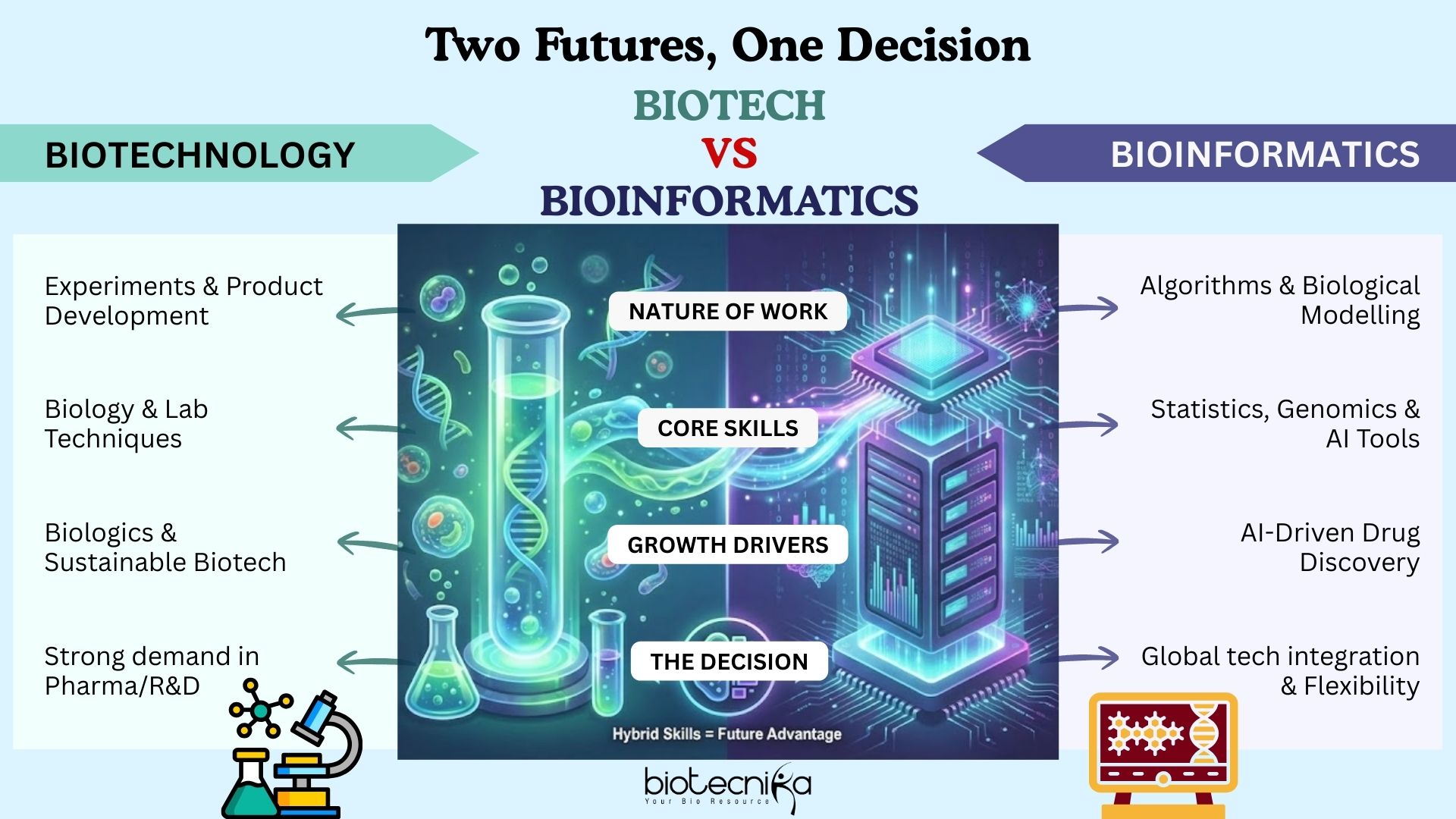 Biotech vs Bioinformatics