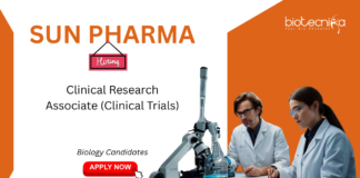 Clinical Research Jobs at Sun Pharma. Biology Candidates Apply Now. Clinical Trials Jobs in Hyderabad, India.