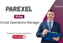 Clinical Manager Job Opportunity at Parexel. Biological Sciences Candidates, Apply Now. Clinical Operations Manager Opportunity in Bengaluru.