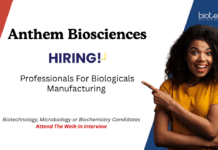 Fermentation Job Opportunity at Anthem Biosciences. Microbiology / Biochemistry / Biotechnology Candidates, Attend the Walk-in Interview.
