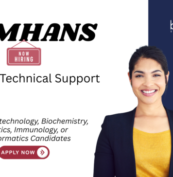 Biotechnology Jobs at NIMHANS. Life Sciences Candidates Apply Now For Project Technical Support Position, in Bengaluru.