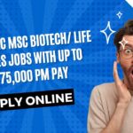 Govt Biotechnology Jobs | BIRAC Careers | Govt Life Sciences Jobs