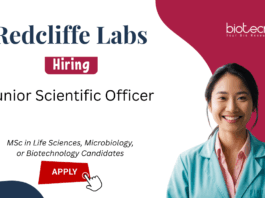 Junior Scientific Officer Job at Redcliffe Labs. Life Sciences, Microbiology or Biotechnology Candidates, Apply Now. Job in Chennai.