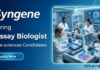 Life Sciences Job at Syngene. Apply Now For Assay Biologist Role. Job in Bangalore. Life Sciences job in Discovery Biology.