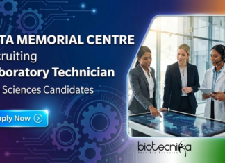 Quality Assurance Job at Tata Memorial Centre. Life Sciences Candidates, Apply Now For Laboratory Technician Role.