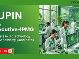 Biotechnology Jobs at Lupin. Biochemistry & Biotechnology Candidates, Apply Now For Executive - IPMG Role. Job in Pune.